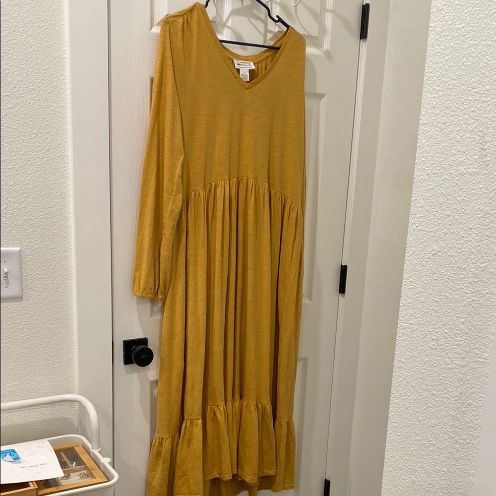 For the Republic Mustard Maxi Dress
